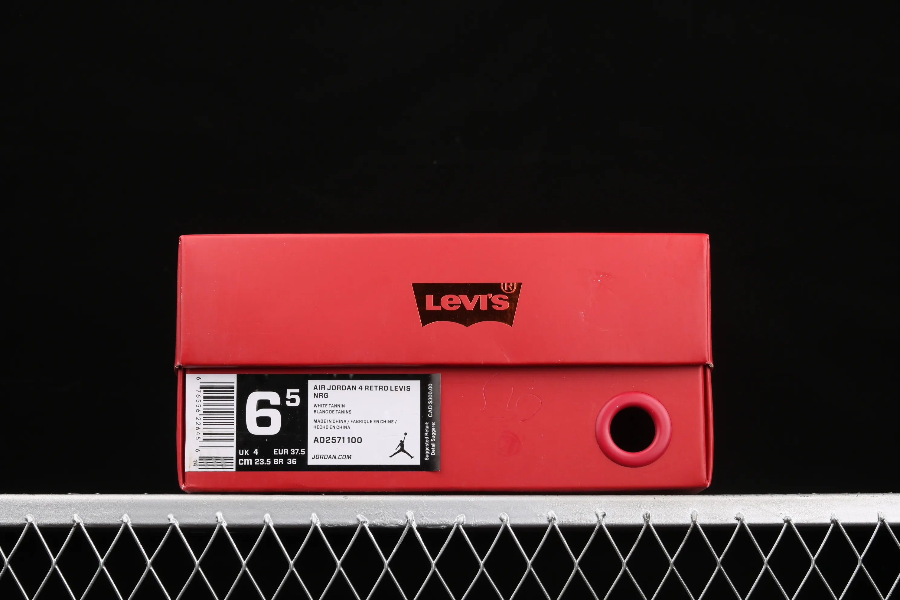 All categories Air Jordan Jordan series basketball shoes Air Jordan 4 G version Levi's x Air Jordan 4 AJ4 Joe 4 Levi's joint tannin white AO2571-100